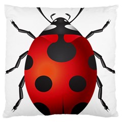 Ladybug Insects Standard Flano Cushion Case (one Side) by BangZart