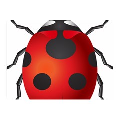 Ladybug Insects Double Sided Flano Blanket (mini)  by BangZart