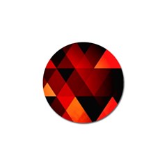 Abstract Triangle Wallpaper Golf Ball Marker by BangZart