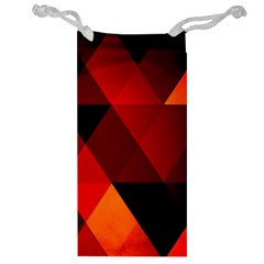 Abstract Triangle Wallpaper Jewelry Bag by BangZart