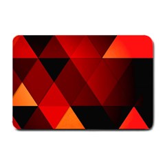 Abstract Triangle Wallpaper Small Doormat 