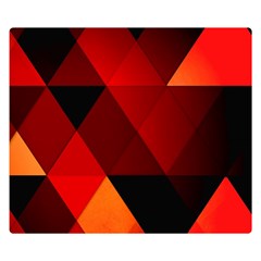 Abstract Triangle Wallpaper Double Sided Flano Blanket (small)  by BangZart