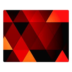 Abstract Triangle Wallpaper Double Sided Flano Blanket (large)  by BangZart