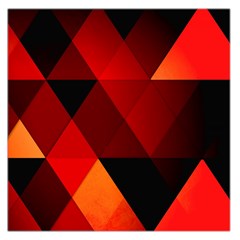 Abstract Triangle Wallpaper Large Satin Scarf (square) by BangZart