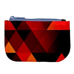 Abstract Triangle Wallpaper Large Coin Purse by BangZart