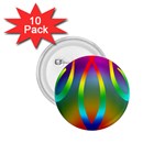 Colorful Easter Egg 1.75  Buttons (10 pack) Front