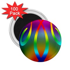 Colorful Easter Egg 2 25  Magnets (100 Pack)  by BangZart