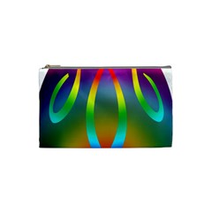 Colorful Easter Egg Cosmetic Bag (small)  by BangZart