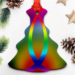 Colorful Easter Egg Christmas Tree Ornament (two Sides) by BangZart