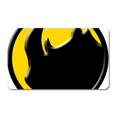 Black Rhino Logo Magnet (rectangular) by BangZart