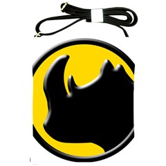 Black Rhino Logo Shoulder Sling Bags by BangZart