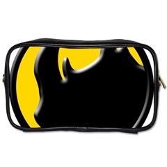 Black Rhino Logo Toiletries Bags 2-side by BangZart