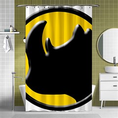 Black Rhino Logo Shower Curtain 48  X 72  (small)  by BangZart