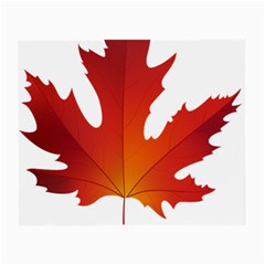 Autumn Maple Leaf Clip Art Small Glasses Cloth (2-side) by BangZart