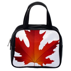 Autumn Maple Leaf Clip Art Classic Handbags (one Side) by BangZart