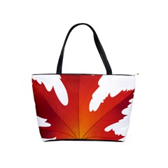 Autumn Maple Leaf Clip Art Shoulder Handbags by BangZart