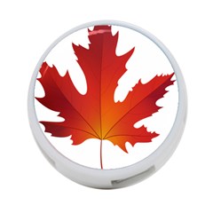 Autumn Maple Leaf Clip Art 4-port Usb Hub (two Sides)  by BangZart