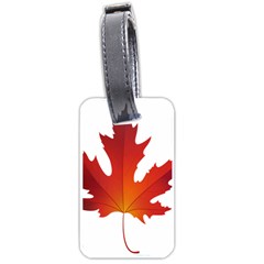 Autumn Maple Leaf Clip Art Luggage Tags (one Side)  by BangZart