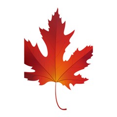 Autumn Maple Leaf Clip Art Shower Curtain 48  X 72  (small)  by BangZart