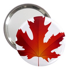 Autumn Maple Leaf Clip Art 3  Handbag Mirrors by BangZart