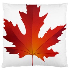 Autumn Maple Leaf Clip Art Large Flano Cushion Case (one Side) by BangZart