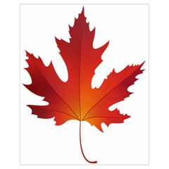 Autumn Maple Leaf Clip Art Drawstring Bag (small) by BangZart