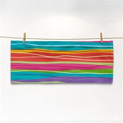 Colorful Horizontal Lines Background Cosmetic Storage Cases by TastefulDesigns