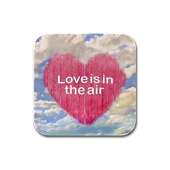 Love Concept Poster Design Rubber Square Coaster (4 Pack)  by dflcprints