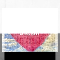 Love Concept Poster Design Rectangular Jigsaw Puzzl by dflcprints