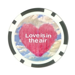 Love Concept Poster Design Poker Chip Card Guard by dflcprints