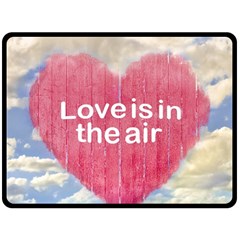 Love Concept Poster Design Fleece Blanket (large)  by dflcprints