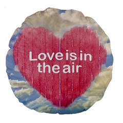 Love Concept Poster Design Large 18  Premium Round Cushions by dflcprints