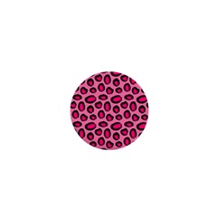 Cute Pink Animal Pattern Background 1  Mini Buttons by TastefulDesigns