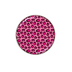 Cute Pink Animal Pattern Background Hat Clip Ball Marker (4 Pack) by TastefulDesigns