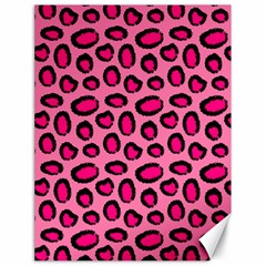 Cute Pink Animal Pattern Background Canvas 18  X 24   by TastefulDesigns