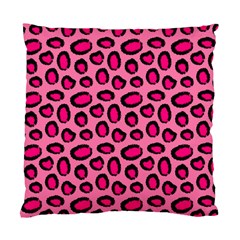 Cute Pink Animal Pattern Background Standard Cushion Case (two Sides) by TastefulDesigns