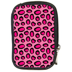 Cute Pink Animal Pattern Background Compact Camera Cases by TastefulDesigns