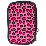 Cute pink animal pattern background Compact Camera Cases Front