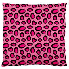 Cute Pink Animal Pattern Background Standard Flano Cushion Case (two Sides) by TastefulDesigns