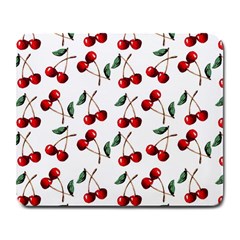 Cherry Red Large Mousepads by Kathrinlegg