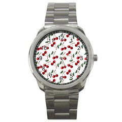 Cherry Red Sport Metal Watch by Kathrinlegg