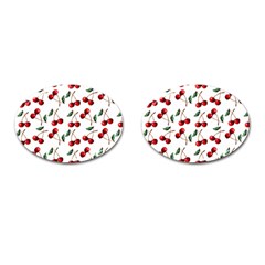 Cherry Red Cufflinks (oval) by Kathrinlegg