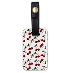 Cherry Red Luggage Tags (one Side)  by Kathrinlegg