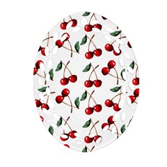 Cherry Red Ornament (oval Filigree)