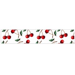 Cherry Red Flano Scarf (large)