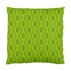 Decorative Green Pattern Background  Standard Cushion Case (one Side) by TastefulDesigns