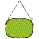 Decorative green pattern background  Chain Purses (Two Sides)  Front