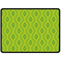 Decorative Green Pattern Background  Fleece Blanket (large)  by TastefulDesigns