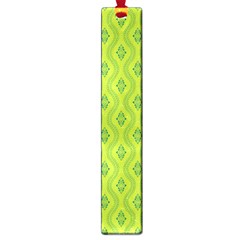 Decorative Green Pattern Background  Large Book Marks by TastefulDesigns