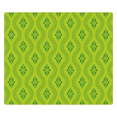 Decorative Green Pattern Background  Double Sided Flano Blanket (small)  by TastefulDesigns